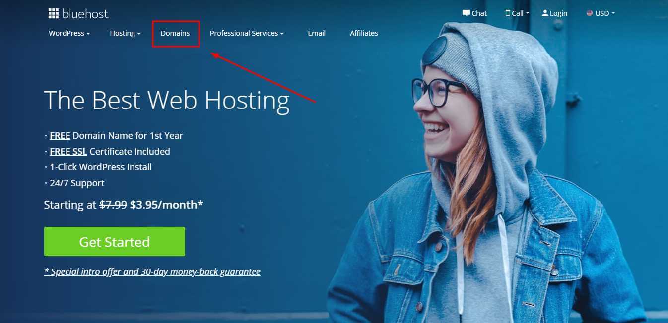 Buy Domain From BlueHost