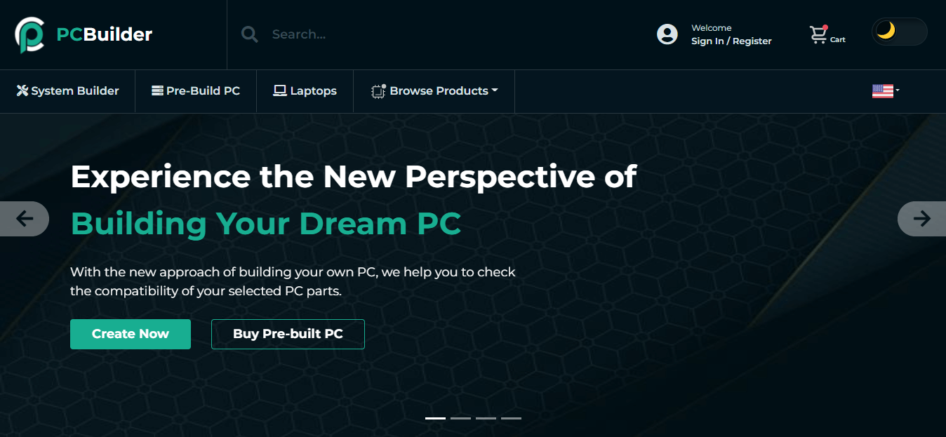 PC Builder Website