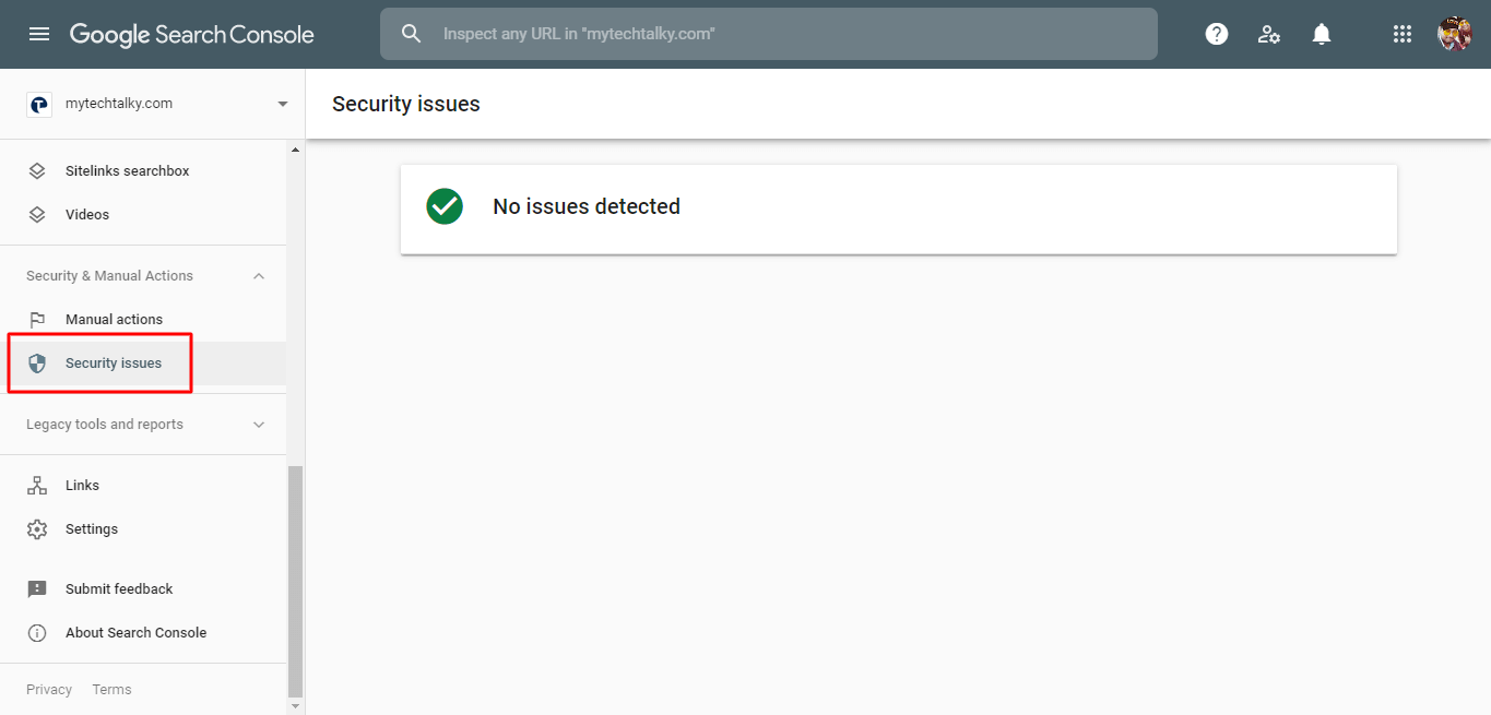 Access Security Issues In Search Console