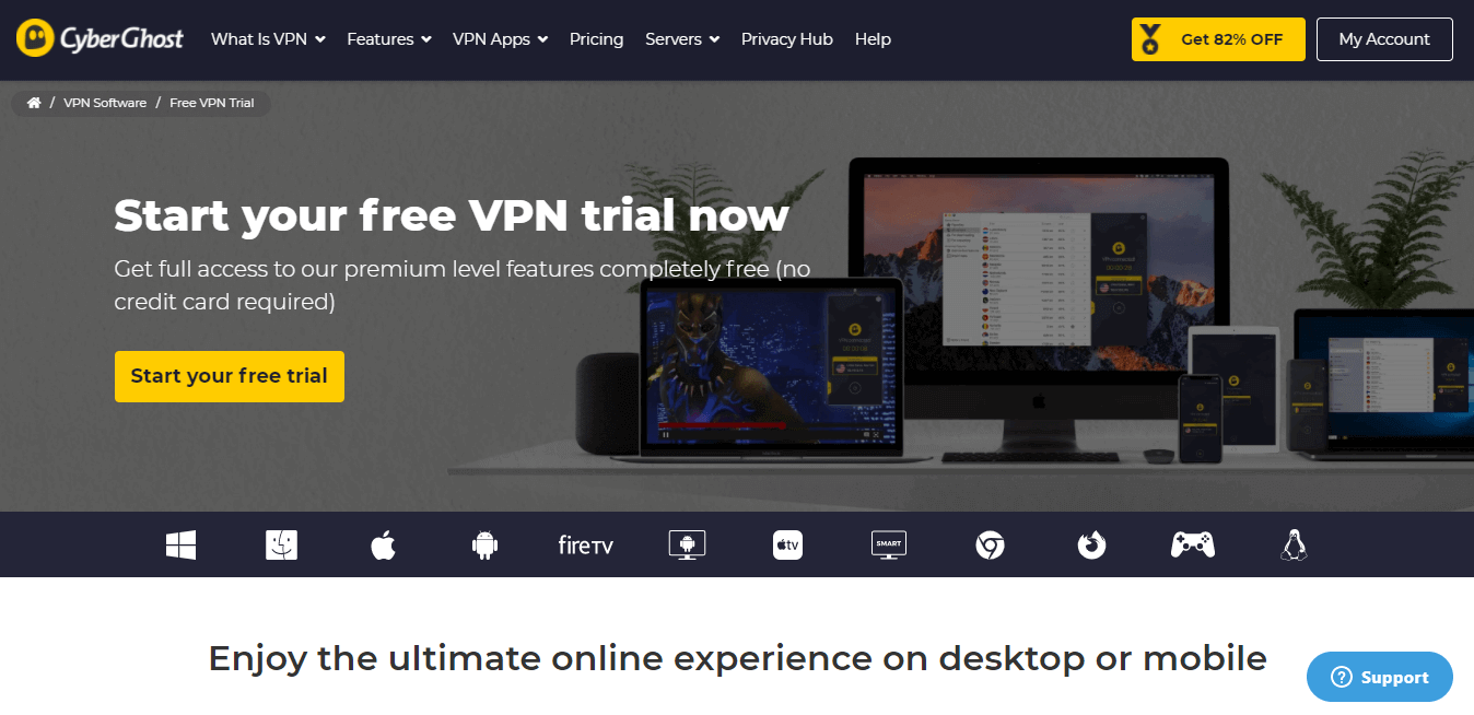 free vpn trial