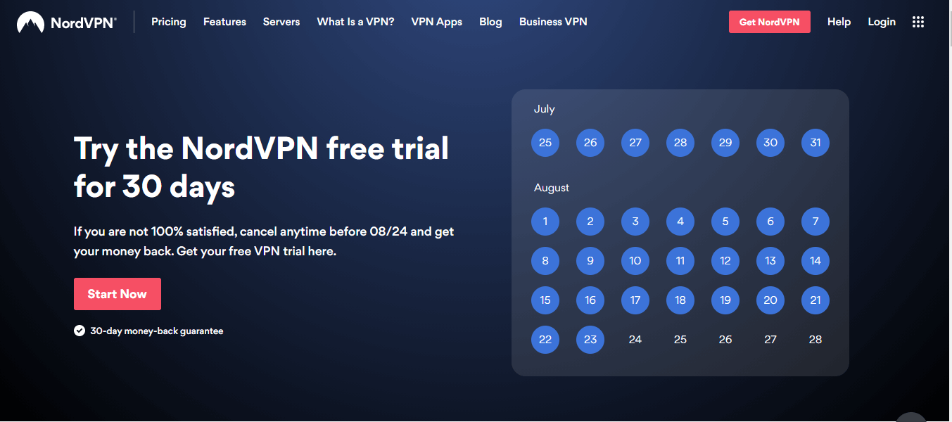 vpn with free trial